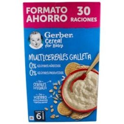 gerber multicereales galleta 0% azucar 510 g