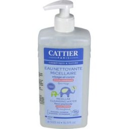 Cattier agua limpiadora bebe 500ml.