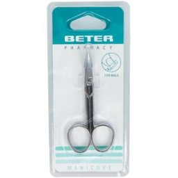 Beter tijera uñas curva inox 24111