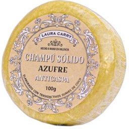 Laura carry cera pura abeja champu anticaspa de azufre 100 grs