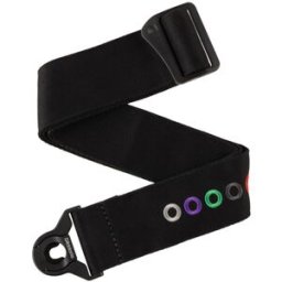 Daddario 50BAL16 Guitar Strap Negro con el icónico logotipo de Ball