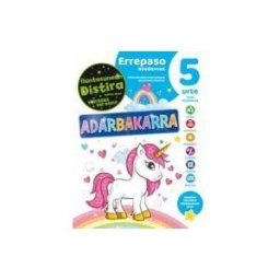 EDIBOOK Euskera Cuaderno De Repaso 5 A?os Unicornios