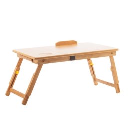 Northix Mesa Plegable para Portátil de Bambú