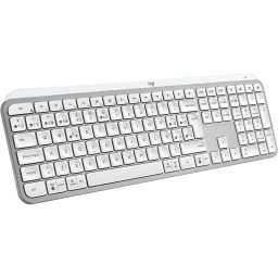 Logitech MX Keys S Teclado Inalámbrico Perfil Bajo Escritura Fluida Precisa Silenciosa Gris Claro