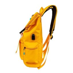 Mochila para portátil Anemoss 8681126435925 amarilla impermeable 15" ergonómica