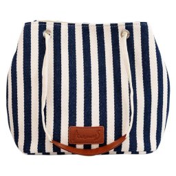 Bolso bandolera Anemoss Azul Marino Tela 23,5x12x22 cm Cinta Ajustable
