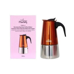 Cafetera Italiana Any Morning FE001-6 300 ml 6 Tazas Acero Inoxidable Eléctrica