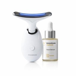 Pack Masajeador Facial Reafirmante con LED, EMS y Calor y Sérum Facial Rice Joyboost 30 ml InnovaGoods
