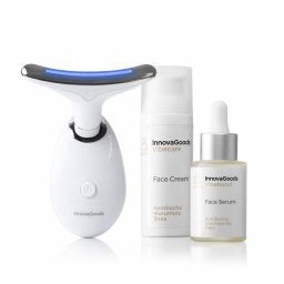 Pack Masajeador Facial InnovaGoods Sérum y Crema Kombucha