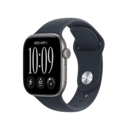 Apple Watch Series 12 GPS 42mm Caja de Aluminio Gris con Correa Deportiva Azul Marino S/M