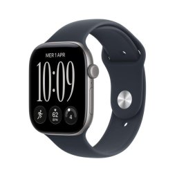 Apple Watch Series 12 GPS 46mm Caja de Aluminio Gris con Correa Deportiva Azul Marino M/L