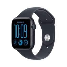 Apple Watch SE 3 GPS 44mm Caja de Aluminio Medianoche con Correa Deportiva Azul Marino M/L