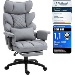 Silla Ergonómica Gaming Dowinx QL-66B1 Reclinable Soporte Lumbar 150 kg PU