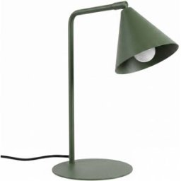 Sollux Lighting Lámpara de escritorio verde oliva acero alt. 35 cm