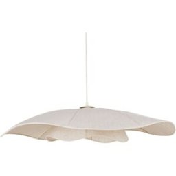 Maisons du Monde Lámpara de techo de lino crema Ø85 cm