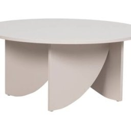 Kenay Home Mesa de centro gris 80 x 80 cm