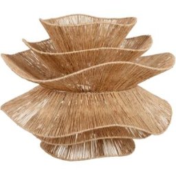 Maisons du Monde Lámpara de techo no electrificada de yute en 4 niveles Ø54 cm