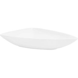 ML-Design Lavabo cerámico blanco triangular para baño de pared
