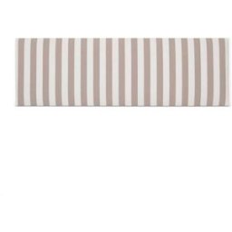 RNT by Really Nice Things Cabecero tapizado de tela rayas beis 165x52cm