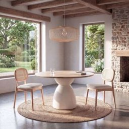 Maisons du Monde Lámpara de techo de bambú calado Ø81 cm