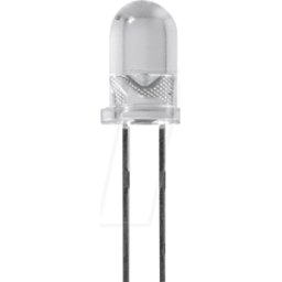 EVERLIGHT EVL 333-2SYGC/H0 - LED, 5 mm, con cable, verde, 620 mcd, 50°