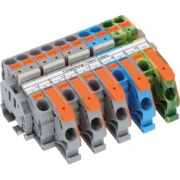 WAGO 821-170 - TOPJOB® S Juego de corriente trifásica - 5 polos para la entrada