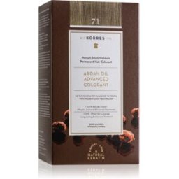 Argan Oil Tinte Permanente Para Cabello Con Aceite De Argán Tono 7.1 Ash Blonde 50 Ml