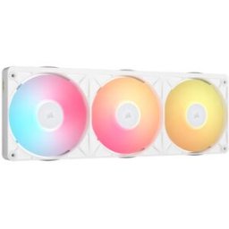 Corsair Ventilador iCUE Link RX360 II Unified Frame Blancas RGB PWM Triplo Ventilador 120mm (360mm) HUB