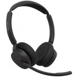 Jabra Evolve3 45 MS Stereo - auricular - USB-A a través de adaptador Bluetooth, USB-C - Microsoft Te