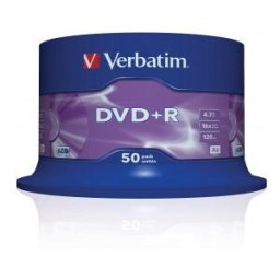 Verbatim - 50 x DVD+R - 4.7 GB 16x - soportes de almacenamiento