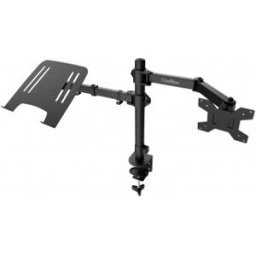 CoolBox Soporte de dos brazos para monitor y portátil MP01