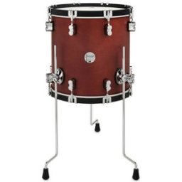 DW PDP 14"x14" CC FT Ox Blood Oxblood con aros en ébano