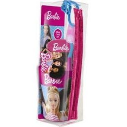 TINOKOU Pack Barbie Cepillo Dental + Dentífrico + Taza