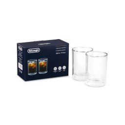 De'Longhi Vasos de doble pared para infusión en frío, 220 ml, pack de 2 DLSC324