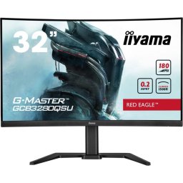 iiyama G-Master GCB3280QSU-B2 32" VA CURVO QHD 180Hz 0.2ms USB-A Altavoces Altura Ajustable
