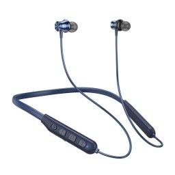Auriculares Hoco ES64 inalámbricos Bluetooth deportivos con larga autonomía y avisos de voz azul