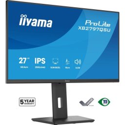 Monitor iiyama ProLite XB2797QSU-B1 27" Quad HD 75Hz IPS Altura Ajustable