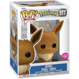 Funko Pop! Pokémon Évoli (Eevee) Flocked Edición Limitada #577
