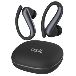 Auriculares Cool Gym inalámbricos Bluetooth deportivos con ANC, ENC y powerbank negro