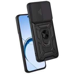 Funda para móvil Cool Hard Ring Plástico PC TPU Aluminio Negra para realme 16 5G