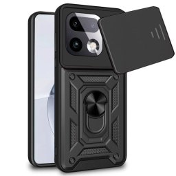 Funda para móvil Cool Hard Ring Plástico PC TPU Aluminio Negra para realme 16 Pro Plus 5G