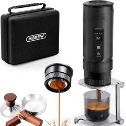 Cafetera espresso portátil HiBREW H4C Ultra 100 ml 20 bares negra