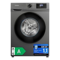 Lavadora Bomann WA 7175.1 Carga Frontal 7 kg 1400 rpm A Titanio con Motor Inverter