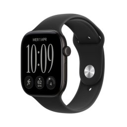 Apple Watch Series 12 GPS + Cellular 46mm Caja de Aluminio Negra con Correa Deportiva Negra S/M