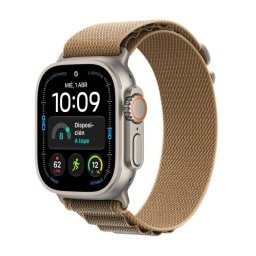 Apple Watch Ultra 4 GPS + Cellular 49mm Caja de Titanio Natural con Correa Loop Alpine Desierto L