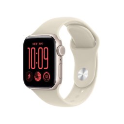 Apple Watch SE 3 GPS + Cellular 40mm Caja de Aluminio Blanco Estrella con Correa Deportiva Arena M/L