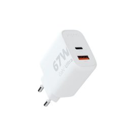 Cargador de pared Xtorm 67W GaN² Ultra USB-C PD y USB-A