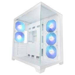 Caja PC Mars Gaming MCVPRO ATX Blanca con 5 Ventiladores ARGB