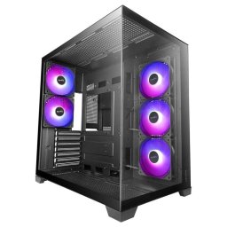 Caja PC Mars Gaming MCVPRO ATX con Diseño Panorámico y 5 Ventiladores ARGB