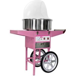 Royal Catering Máquina de algodón de azúcar con recipiente de acero inoxidable y cajón - 230V, 1200W 10010083